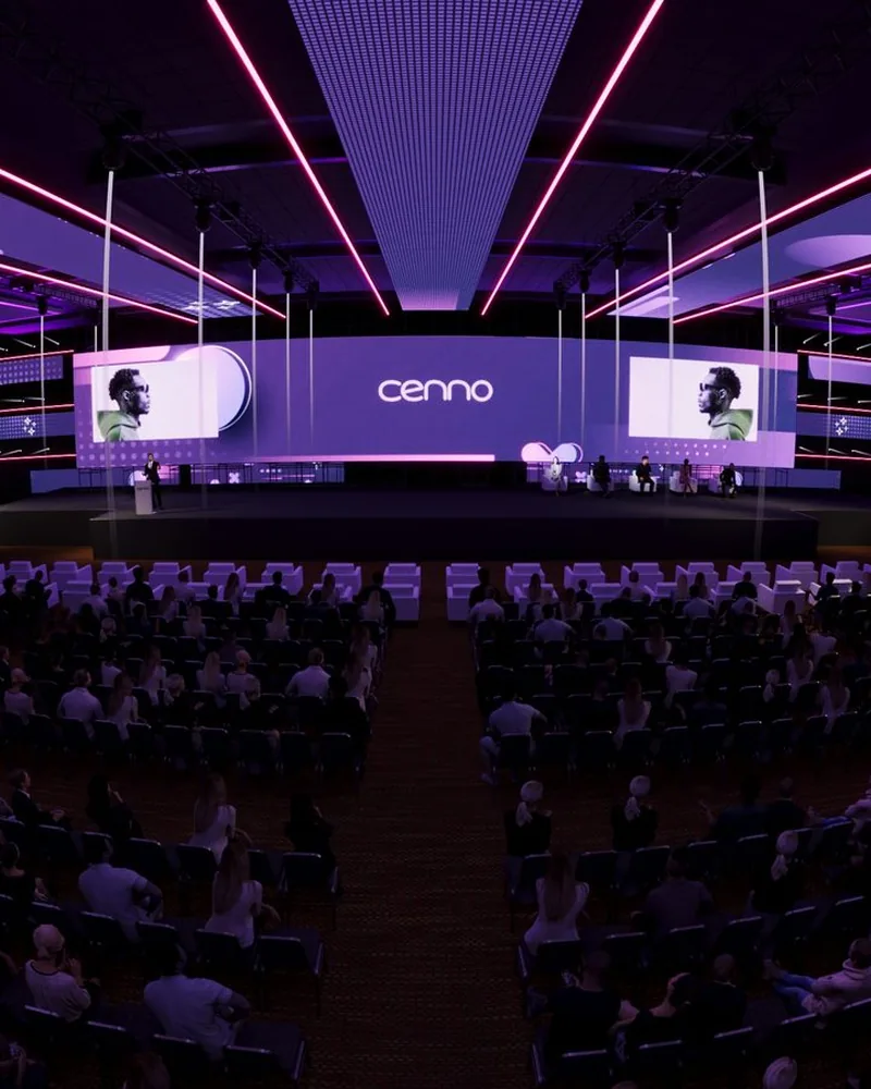 Evento corporativo em arena